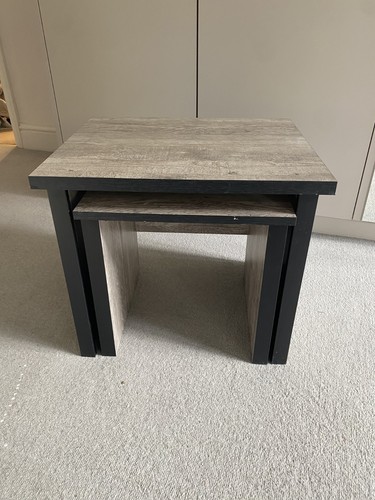 Nest tables grey rustic - nest,