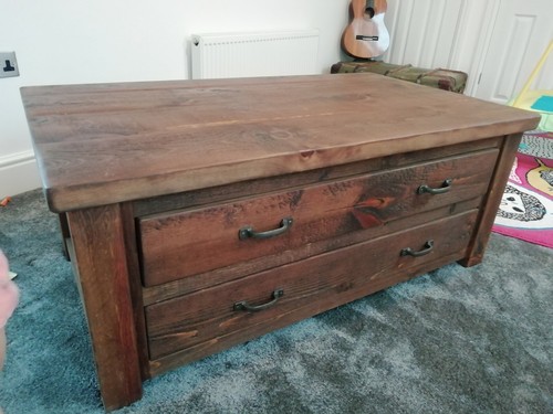 Lancashire pine coffee table