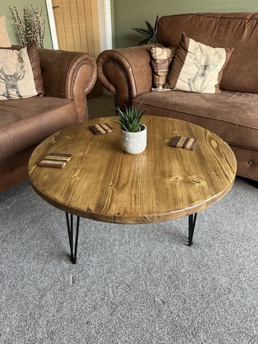 Round coffee table - table,