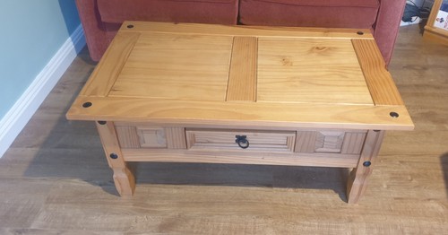 Corona coffee table - table, mexican