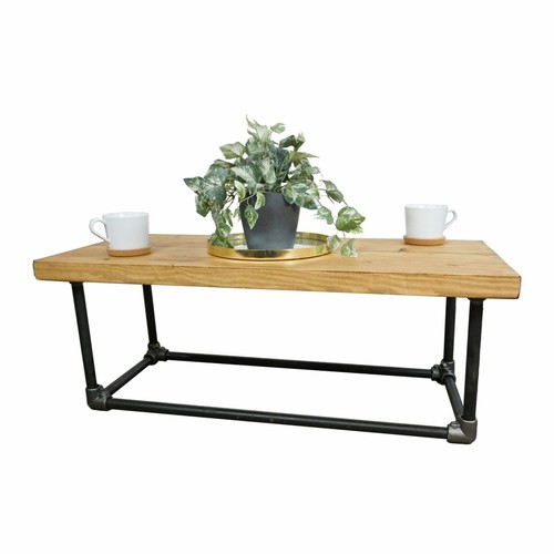 Coffee table solid wood - solid, raw
