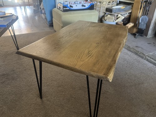 Solid oak coffee table - solid,