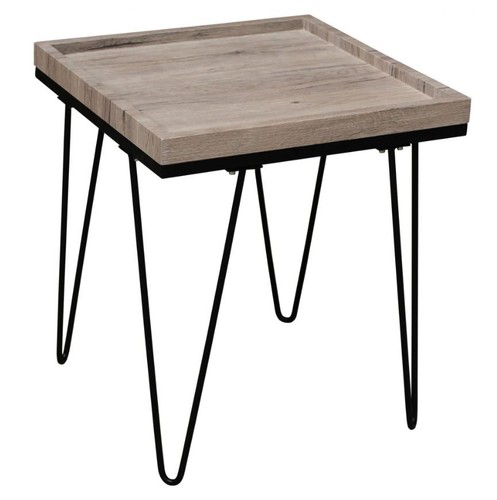 Lamp coffee table - coffee, natural