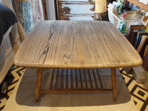 Ercol upcycled coffe table - ercol,