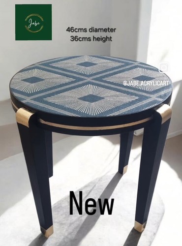 Upcyled coffe side table - upcyled,